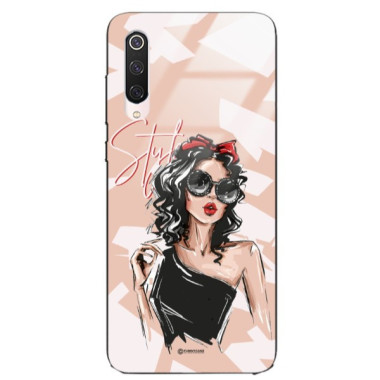 ETUI BLACK CASE GLASS NA TELEFON XIAOMI MI 9 PRO ST_BAB-100