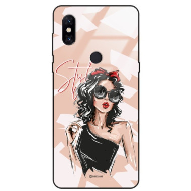 ETUI BLACK CASE GLASS NA TELEFON XIAOMI MI MIX 3 ST_BAB-100