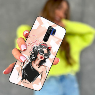 ETUI BLACK CASE GLASS NA TELEFON XIAOMI REDMI 9 ST_BAB-100