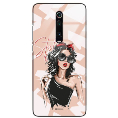 ETUI BLACK CASE GLASS NA TELEFON XIAOMI REDMI K20 / Mi 9T ST_BAB-100