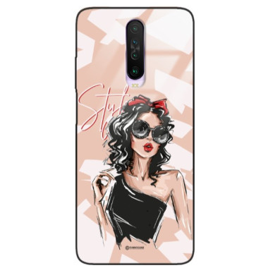 ETUI BLACK CASE GLASS NA TELEFON XIAOMI REDMI K30 ST_BAB-100