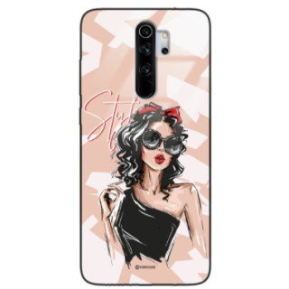 ETUI BLACK CASE GLASS NA TELEFON XIAOMI REDMI NOTE 8 PRO ST_BAB-100
