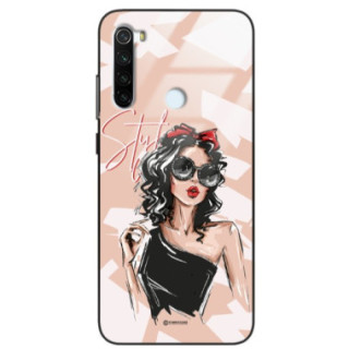 ETUI BLACK CASE GLASS NA TELEFON XIAOMI REDMI NOTE 8T ST_BAB-100