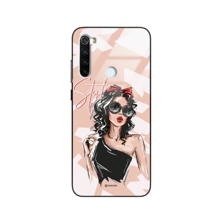 ETUI BLACK CASE GLASS NA TELEFON XIAOMI REDMI NOTE 8T ST_BAB-100