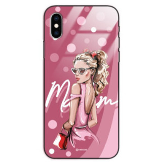 ETUI BLACK CASE GLASS NA TELEFON APPLE IPHONE X / XS...