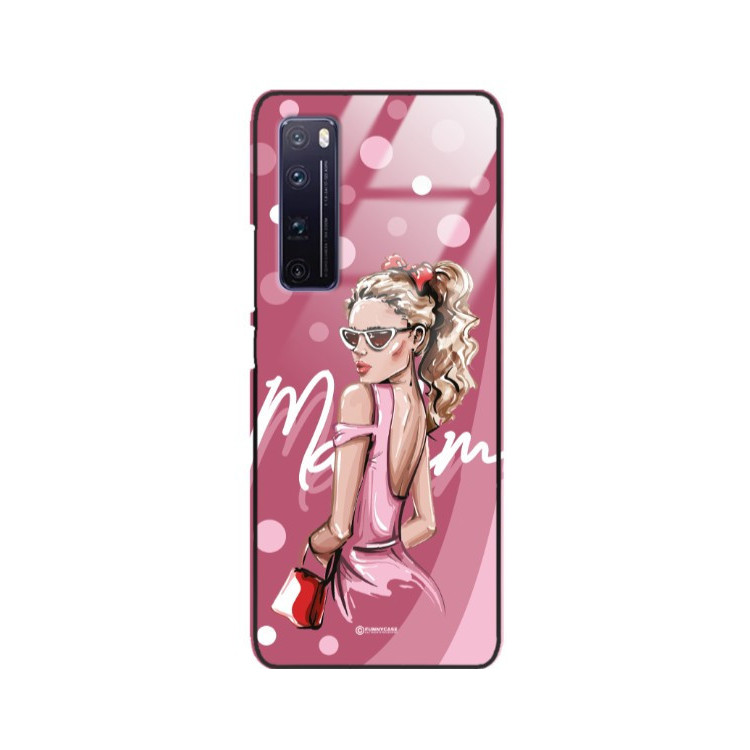 ETUI BLACK CASE GLASS NA TELEFON HUAWEI NOVA 7 PRO ST_BAB-101