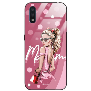ETUI BLACK CASE GLASS NA TELEFON SAMSUNG GALAXY A01 ST_BAB-101