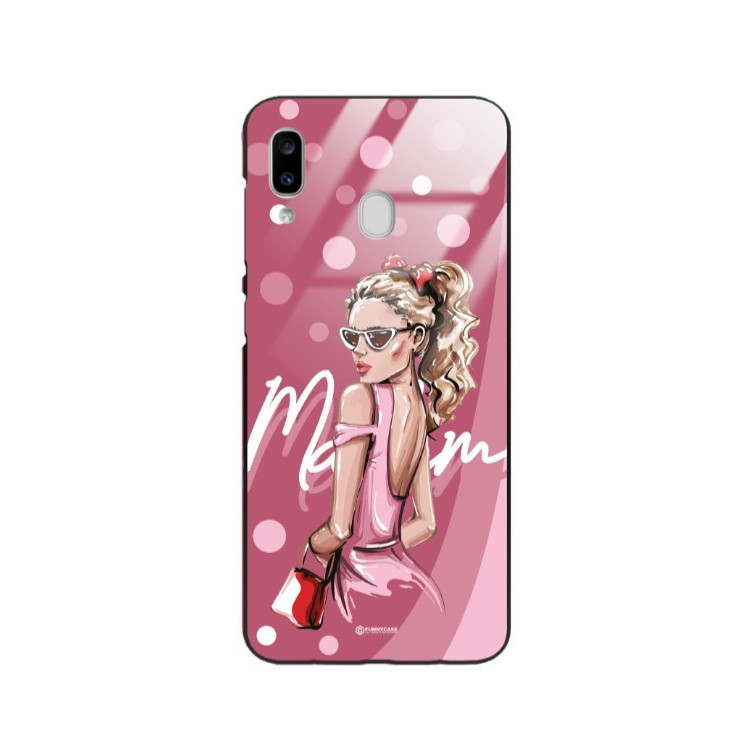 ETUI BLACK CASE GLASS NA TELEFON SAMSUNG GALAXY A20E ST_BAB-101