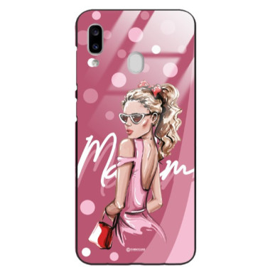 ETUI BLACK CASE GLASS NA TELEFON SAMSUNG GALAXY A20E ST_BAB-101