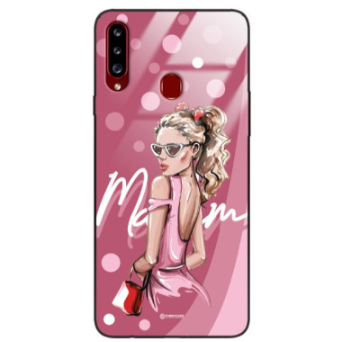 ETUI BLACK CASE GLASS NA TELEFON SAMSUNG GALAXY A20S ST_BAB-101