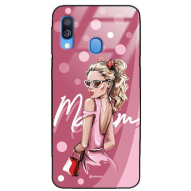 ETUI BLACK CASE GLASS NA TELEFON SAMSUNG GALAXY A40 ST_BAB-101