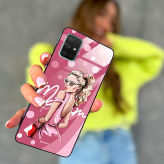 ETUI BLACK CASE GLASS NA TELEFON SAMSUNG GALAXY A71 ST_BAB-101