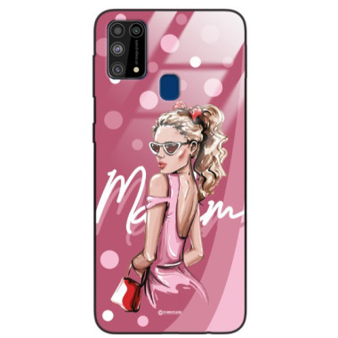 ETUI BLACK CASE GLASS NA TELEFON SAMSUNG GALAXY M31 ST_BAB-101
