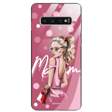 ETUI BLACK CASE GLASS NA TELEFON SAMSUNG GALAXY S10 ST_BAB-101