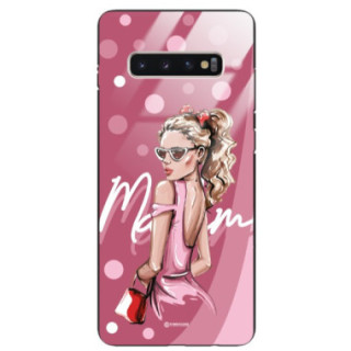 ETUI BLACK CASE GLASS NA TELEFON SAMSUNG GALAXY S10 PLUS ST_BAB-101