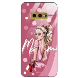 ETUI BLACK CASE GLASS NA TELEFON SAMSUNG GALAXY S10E ST_BAB-101