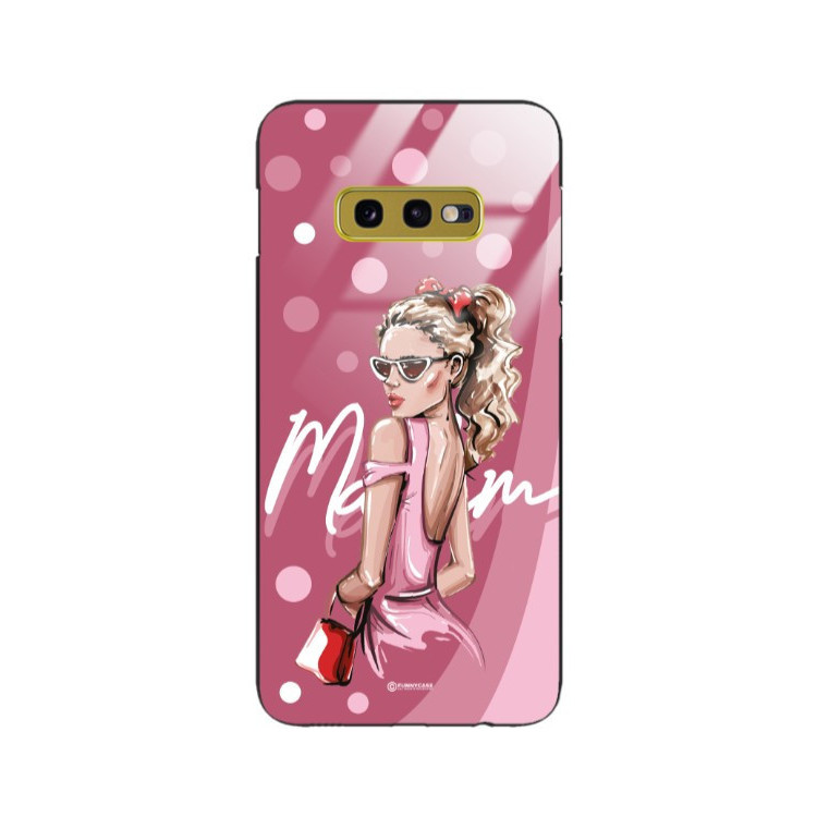 ETUI BLACK CASE GLASS NA TELEFON SAMSUNG GALAXY S10E ST_BAB-101