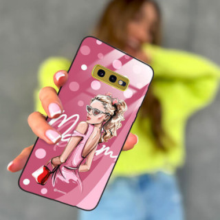 ETUI BLACK CASE GLASS NA TELEFON SAMSUNG GALAXY S10E ST_BAB-101