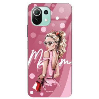 ETUI BLACK CASE GLASS NA TELEFON XIAOMI MI 11 LITE 4G / 5G / 5G NE ST_BAB-101