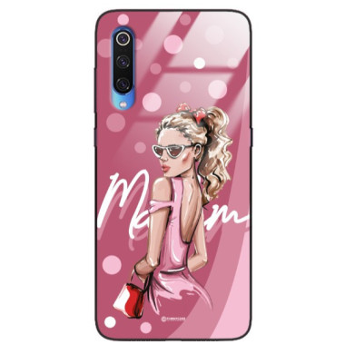 ETUI BLACK CASE GLASS NA TELEFON XIAOMI MI 9 ST_BAB-101