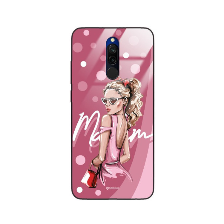 ETUI BLACK CASE GLASS NA TELEFON XIAOMI REDMI 8 ST_BAB-101