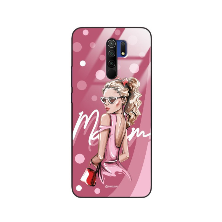 ETUI BLACK CASE GLASS NA TELEFON XIAOMI REDMI 9 ST_BAB-101