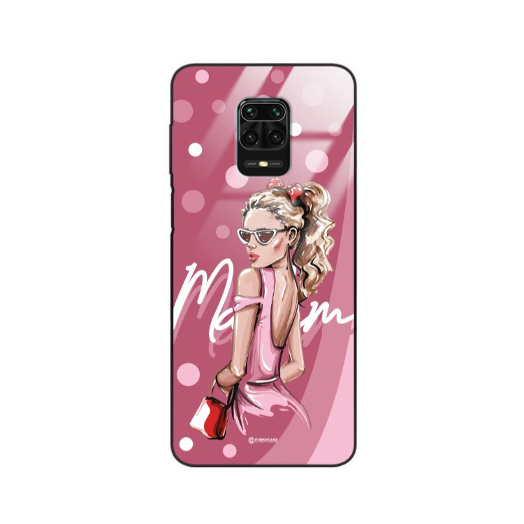 ETUI BLACK CASE GLASS NA TELEFON XIAOMI REDMI NOTE 9S / 9 PRO / 9 PRO MAX ST_BAB-101