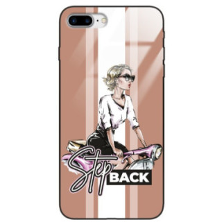 ETUI BLACK CASE GLASS NA TELEFON APPLE IPHONE 7 PLUS / 8...