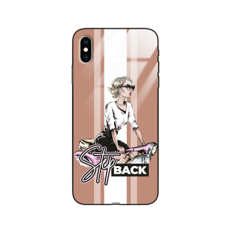 ETUI BLACK CASE GLASS NA TELEFON APPLE IPHONE XS MAX ST_BAB-102