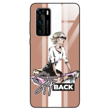 ETUI BLACK CASE GLASS NA TELEFON HUAWEI P40 ST_BAB-102