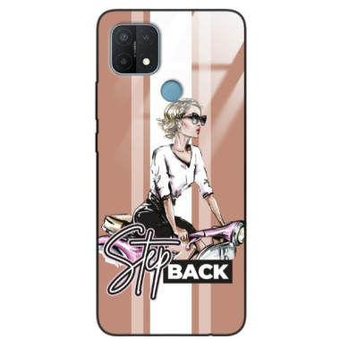 ETUI BLACK CASE GLASS NA TELEFON OPPO A15 / A15S / A35 ST_BAB-102