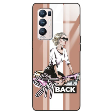 ETUI BLACK CASE GLASS NA TELEFON OPPO RENO 5 PRO PLUS 5G ST_BAB-102