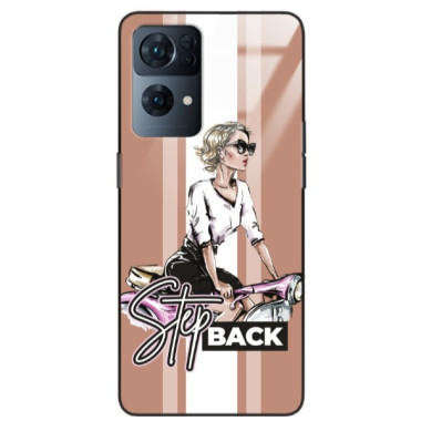 ETUI BLACK CASE GLASS NA TELEFON OPPO RENO 7 PRO 5G ST_BAB-102