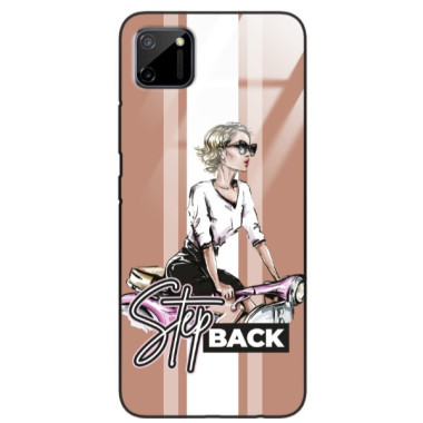 ETUI BLACK CASE GLASS NA TELEFON REALME C11 ST_BAB-102