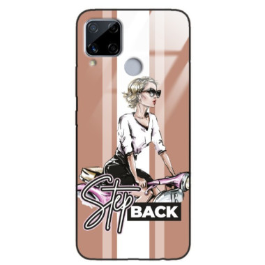 ETUI BLACK CASE GLASS NA TELEFON REALME C15 ST_BAB-102