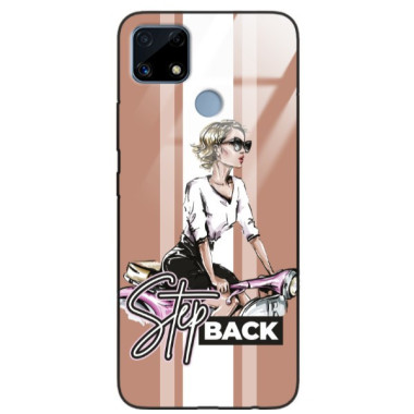 ETUI BLACK CASE GLASS NA TELEFON REALME C25 ST_BAB-102