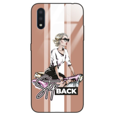 ETUI BLACK CASE GLASS NA TELEFON SAMSUNG GALAXY A01 ST_BAB-102