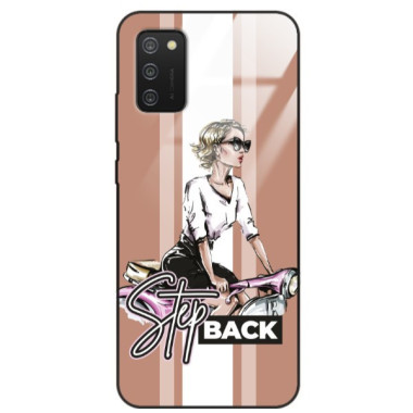 ETUI BLACK CASE GLASS NA TELEFON SAMSUNG GALAXY A02S / F02S ST_BAB-102