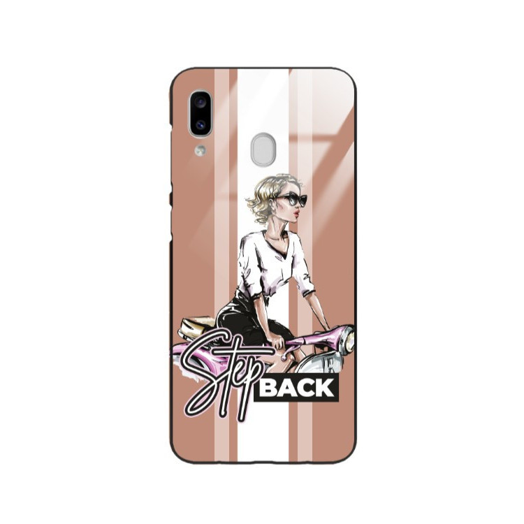 ETUI BLACK CASE GLASS NA TELEFON SAMSUNG GALAXY A20E ST_BAB-102