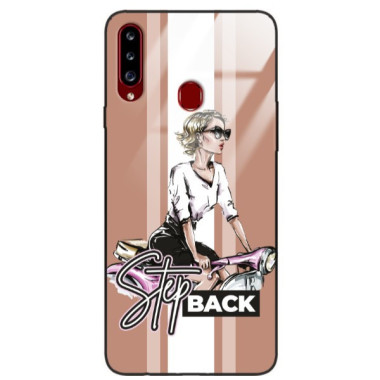 ETUI BLACK CASE GLASS NA TELEFON SAMSUNG GALAXY A20S ST_BAB-102