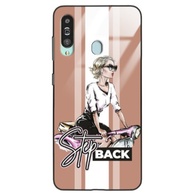 ETUI BLACK CASE GLASS NA TELEFON SAMSUNG GALAXY A60 ST_BAB-102