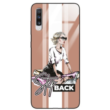 ETUI BLACK CASE GLASS NA TELEFON SAMSUNG GALAXY A70 / A70S ST_BAB-102