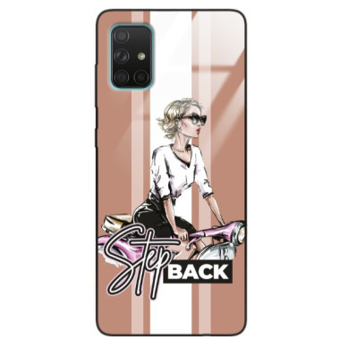ETUI BLACK CASE GLASS NA TELEFON SAMSUNG GALAXY A71 ST_BAB-102