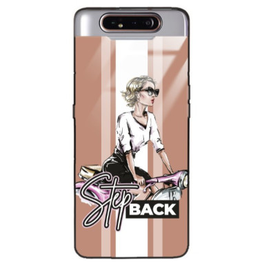 ETUI BLACK CASE GLASS NA TELEFON SAMSUNG GALAXY A80 ST_BAB-102