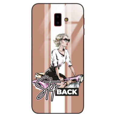 ETUI BLACK CASE GLASS NA TELEFON SAMSUNG GALAXY J6 PLUS 2018 ST_BAB-102