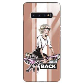 ETUI BLACK CASE GLASS NA TELEFON SAMSUNG GALAXY S10 PLUS ST_BAB-102