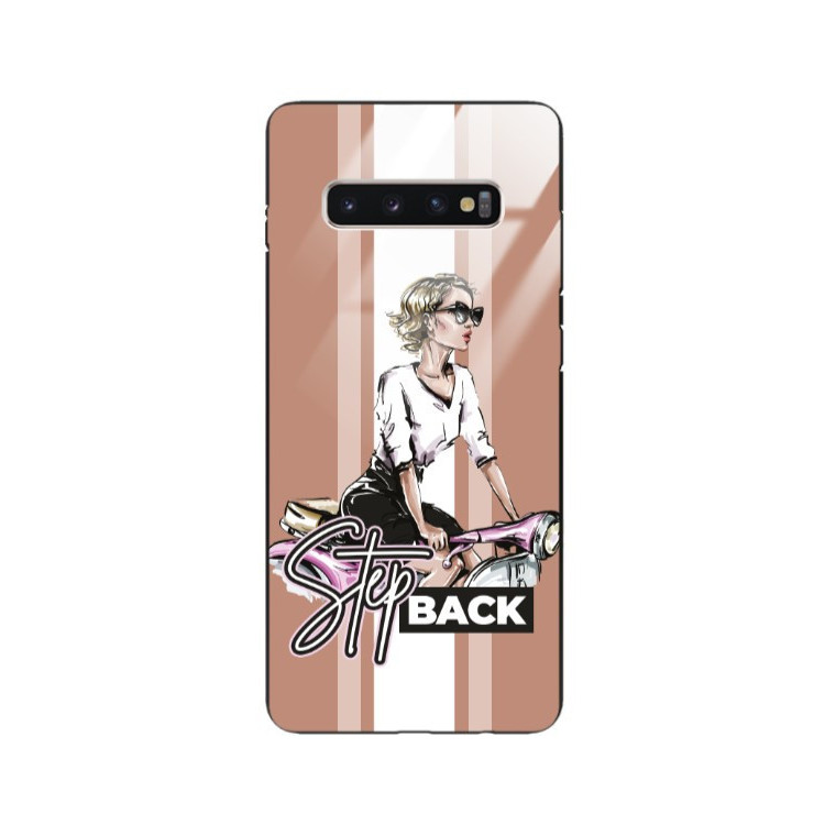 ETUI BLACK CASE GLASS NA TELEFON SAMSUNG GALAXY S10 PLUS ST_BAB-102