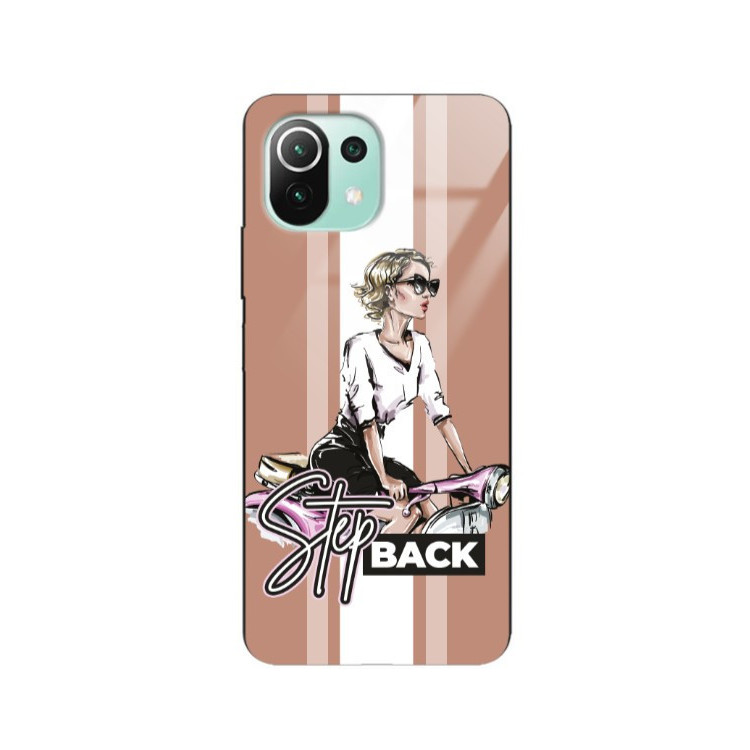 ETUI BLACK CASE GLASS NA TELEFON XIAOMI MI 11 LITE 4G / 5G / 5G NE ST_BAB-102