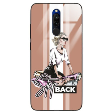 ETUI BLACK CASE GLASS NA TELEFON XIAOMI REDMI 8 ST_BAB-102