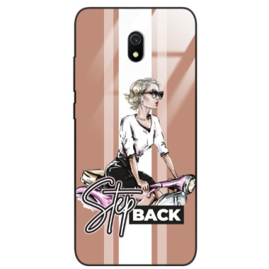 ETUI BLACK CASE GLASS NA TELEFON XIAOMI REDMI 8A ST_BAB-102